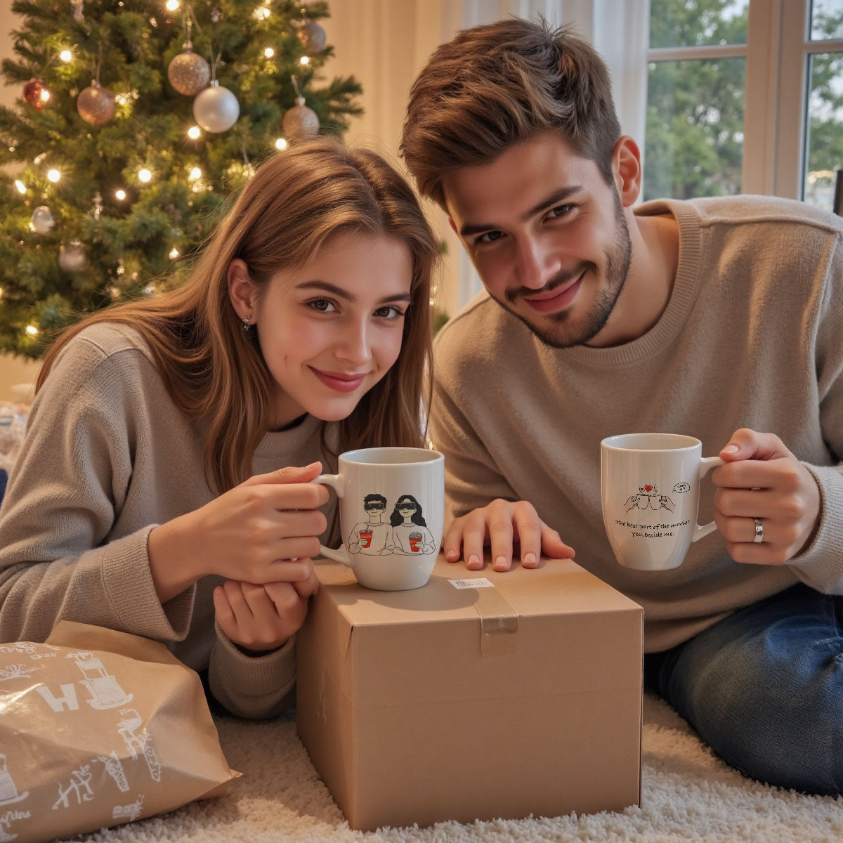 Mr and Mrs Gifts Coffee Mugs,  Wedding Gifts for Couple, Anniversary Gifts Engagement Gifts for Newlyweds, Couples Gifts, Birthday Gifts for Her Him, Husband Wife, Gift for Girlfriend, Boyfriend