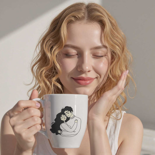 12oz Ceramic Coffee Mugs Set of 2, Wedding Gifts for Couple, Anniversary Gifts, Bride and Groom Engagement Gifts for Newlyweds(Mr & Mrs), Birthday Gifts for Her Him, husband Wife, Women Men